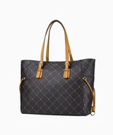 Torebki damskie - PUCCINI Damska torebka typu shopper z regulowanym uchwytem logowana - miniaturka - grafika 1