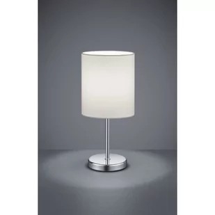 Reality Leuchten lampa lampy stołowe, abażur z materiału, E14, 40 W, biały, 13 x 13 x 28.5 cm, 13 x 13 x 28.5 cm R50491001 Jerry - Lampy stojące - miniaturka - grafika 1