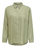 Bluzki damskie - ONLY Koszula w kolorze khaki - miniaturka - grafika 1