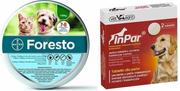 Bayer BAYER Foresto Obroża dla kotów i psów poniżej 8kg + VET-AGRO InPar tabletki odrobaczające dla p