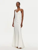 Sukienki - YAS Sukienka wieczorowa Dottea 26031922 Biały Slim Fit - miniaturka - grafika 1