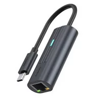 Karty sieciowe - Karta sieciowa Rapoo USB-C/Gigabit LAN (UCA-1006) - miniaturka - grafika 1