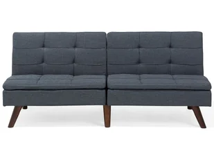 Sofa Rozkładana Szara Ronne - Sofy i kanapy - miniaturka - grafika 1