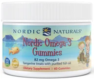 Witaminy i minerały - Omega Pharma Nordic Naturals 3 Gummies 82mg Tangerine Treats ( 60 żelek) Nordic Naturals - miniaturka - grafika 1