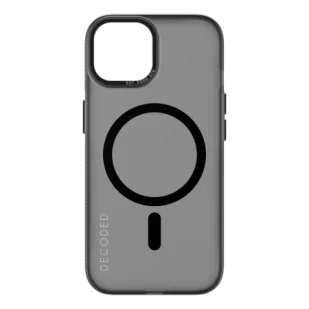 Etui Decoded Transparent Grip Case z MagSafe do iPhone 15 Plus - szaro-czarne - Etui i futerały do telefonów - miniaturka - grafika 1