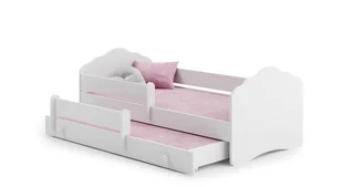 Łóżko dziecięce podwójne FalaII, z materacem + barierka, 160x80 - Łóżka dla dzieci i młodzieży - miniaturka - grafika 1
