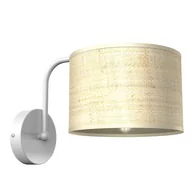 Lampy ścienne - Milagro Kinkiet MARSHALL WHITE / RATTAN 1xE27 MLP7482 - miniaturka - grafika 1