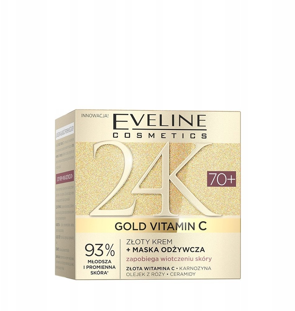 Eveline EVELINE 24K Gold&Vit C Krem 70+ dzień/noc 50ml