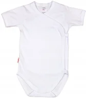 Body dla niemowląt - Body KOPERTOWE K/R 100% Bawełna BIAŁE r 74 KLEKLE - miniaturka - grafika 1