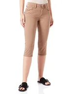 Spodenki damskie - Q/S by s.Oliver Bermudy damskie, Catie Slim, brązowe, 44, brązowy, 44 - miniaturka - grafika 1