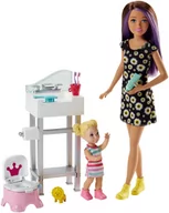 Figurki dla dzieci - Mattel BARBIE opiekunka FJB01 - miniaturka - grafika 1