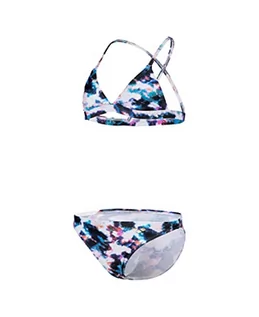 Stroje kąpielowe dla dziewczynek - ARENA Bikini trójkąt dla dziewczynek Tie And Dye - grafika 1