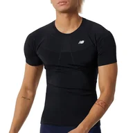 Koszulki sportowe męskie - Koszulka New Balance MT231755BK - czarna - miniaturka - grafika 1