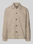 Koszulki męskie - Kurtka koszulowa o kroju oversized z mieszanki wełny model ‘REGARI’ - miniaturka - grafika 1