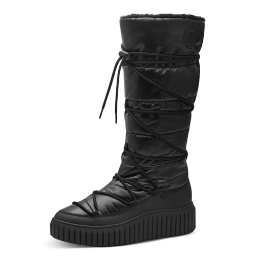 s.Oliver Damskie buty WL Lace Boot 5-26442-43 śniegowce, czarne, rozmiar 38 EU, czarny, 38 EU