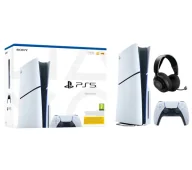 Konsole Playstation - Sony PlayStation 5 Slim E Chassis PS5 1TB z napędem + Słuchawki SteelSeries Arctis Nova 5P Wireless - miniaturka - grafika 1