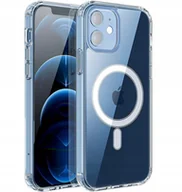 Etui i futerały do telefonów - Etui Do iPhone 12/12 Pro Clear Case +Szkło 9H WZMACNIANE do MAGSAFE - miniaturka - grafika 1