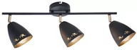 Lampy sufitowe - Candellux Listwa lampa sufitowa plafon spot Coty 3x40W E14 czarny 93-67173 - miniaturka - grafika 1