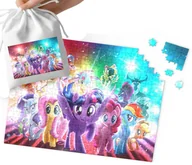 Puzzle - PUZZLE - KUCYKI PONY WZORY Z BAJEK I GIER PREZENT NA ŚWIĘTA 110EL WORECZEK - miniaturka - grafika 1