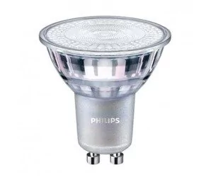 Philips GU10 lampa LED 7 W 36 stopni punktowa przyciemniana szklany cylinder ciepła biel 830 70797500 - Halogeny - miniaturka - grafika 1