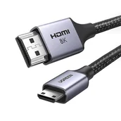 Kable - Kabel mini HDMI - HDMI Ugreen HD163 8K 2m - szary - miniaturka - grafika 1