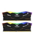 Pamięci RAM - Team Group DDR5 32GB - 5600 - CL - 36 - Dual-Kit - DIMM -FF5D532G5600HC36BDC01, Delta TUF RGB, XMP, Kolor: CZARNY - miniaturka - grafika 1