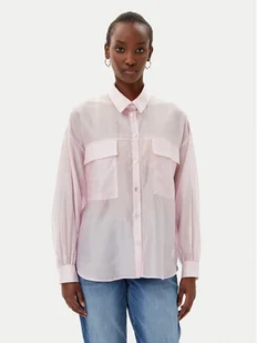 Rinascimento Koszula CFC0123656003 Różowy Relaxed Fit - Koszule damskie - miniaturka - grafika 1