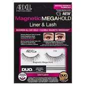 Sztuczne rzęsy i akcesoria - Zestaw rzęs Ardell Magnetic Megahold Liner Lash 110 2 szt (74764368256) - miniaturka - grafika 1