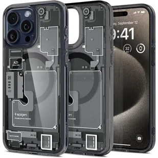 Obudowa dla telefonów komórkowych Spigen Ultra Hybrid MagSafe na iPhone 15 Pro Max - Zero One (ACS06582) - Etui i futerały do telefonów - miniaturka - grafika 1