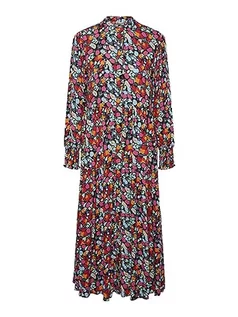 Koszulki i topy damskie - YAS Damska sukienka Yasalira Ls Long Shirt Dress S. Noos, Garden Topiary/Aop:Small Flower Print, L - grafika 1