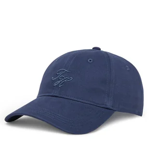 Czapka z daszkiem Tommy Hilfiger Embroidered Cap AW0AW17489 Granatowy - Czapki damskie - miniaturka - grafika 1