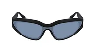 Okulary przeciwsłoneczne - KARL LAGERFELD KL6128S Okulary przeciwsłoneczne, czarny matowy, jeden rozmiar, matowy czarny, rozmiar uniwersalny - miniaturka - grafika 1