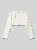 Kurtki i płaszcze dla dziewczynek - Żakiet z przodem bez zapięcia - miniaturka - grafika 1