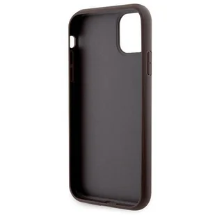 Etui Guess GUHCN61P4TDSCPW na iPhone 11 / Xr - brązowe Crossbody 4G Metal Logo - Etui i futerały do telefonów - miniaturka - grafika 8