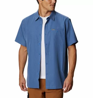 Koszule męskie - Koszula męska Columbia LAKESIDE TRAIL™ Short Sleeve II Indigo - S - grafika 1