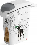 Transportery dla kotów - Kadax Curver Pojemnik Na Karmę Dla Psa 10 kg 23L Duży - miniaturka - grafika 1