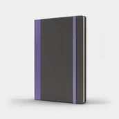 Notesy i bloczki - Like U Notatnik B5 Pro L kropki szary/fioletowy - Like U - miniaturka - grafika 1