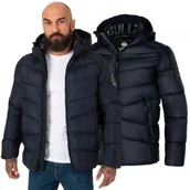 Odzież taktyczna i umundurowanie - Kurtka zimowa z kapturem Pit Bull Mobley - Granatowa M - miniaturka - grafika 1