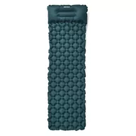 Maty do ćwiczeń - Materac nadmuchiwany Meteor z zagłówkiem 2w1 (pompka+drybag) 190×56×5,5 cm morski - miniaturka - grafika 1