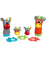 Grzechotki dla dzieci - PLAYGRO Jungle Friends Gift Pack, 0182436 - miniaturka - grafika 1