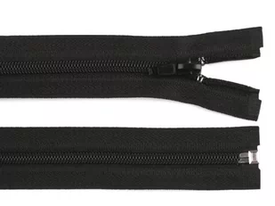 Import Zamek żyłka rozdzielczy 125 cm Czarny 89A3-592FC - Pasmanteria - miniaturka - grafika 1