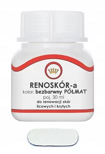 Lakier do powierzchni skórzanych         bezbarwny półmat 30ml, Renoskór - Zabawki kreatywne - miniaturka - grafika 1