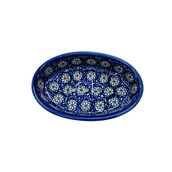 Mydelniczki i dozowniki mydła - Ceramiczna mydelniczka duża Ceramika Bolesławiec - miniaturka - grafika 1