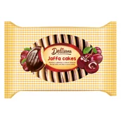 Ciastka - delicpol BISZKOPTY Z GAL. WIŚNIOWĄ W POLEWIE KAKAOWEJ 300 G - miniaturka - grafika 1