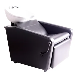 FIONA Myjnia fryzjerska Rodzaj obicia: Skaj Exclusive, Umywalka: Biała, Regulowany podnóżek: Nie - Myjki fryzjerskie - miniaturka - grafika 3