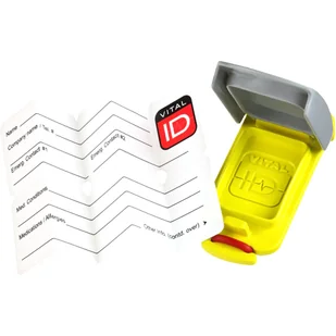 PORTWEST ID13 UNIWERSALNIE MOCOWANY IDENTYFIKATOR; ŻÓŁTY - Akcesoria BHP - miniaturka - grafika 1