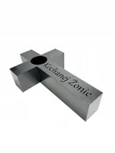 Lampiony i znicze - ZNICZ NA GRÓB ZNICZE DLA ŻONY KOCHANEJ KRZYŻ MARMUR ELEGANCKI SYMBOL - miniaturka - grafika 1