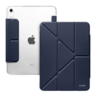 LAUT Huex Folio - etui pokrowiec book cover obudowa ochronna z uchwytem do Apple Pencil do iPad 10.9" 10G (navy) - Etui do tabletów - miniaturka - grafika 1