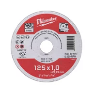 Tarcze do pił - Milwaukee Tarcza Tnąca Do Stali Blachy 125x1 Germa - miniaturka - grafika 1