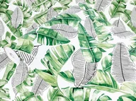 Meble modułowe i akcesoria - Okleina Meblowa Samoprzylepna Egzotyczne Liście Na Regał Meble Szafę 45x200 - miniaturka - grafika 1